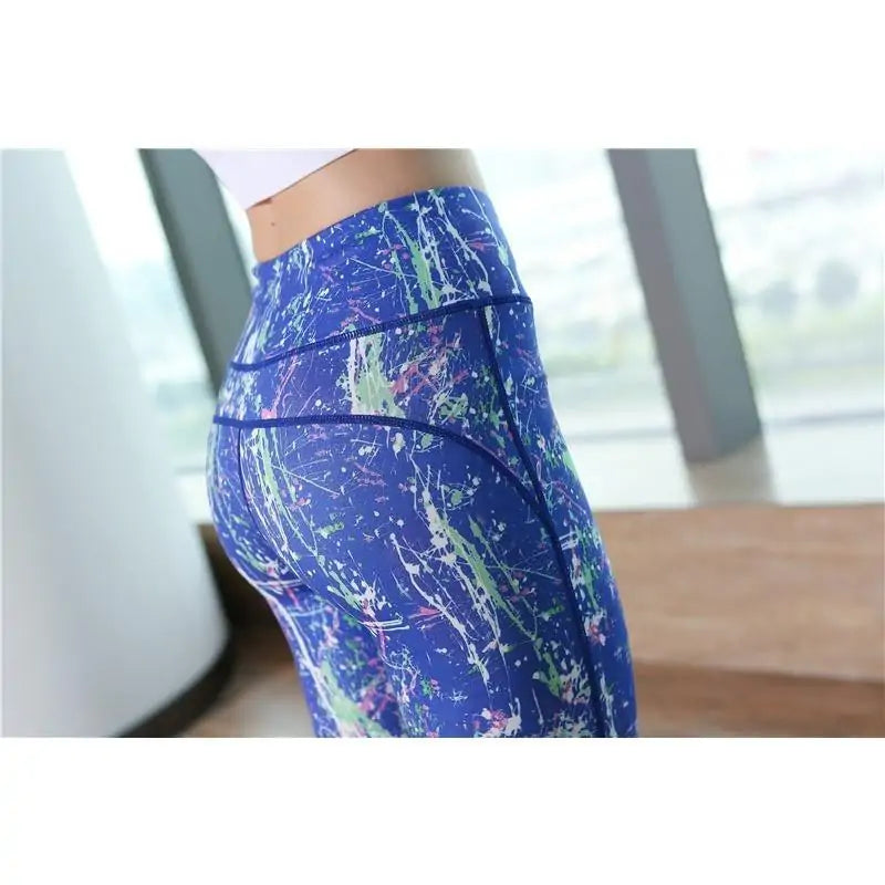 Paint Splatter 90s Yoga Pants