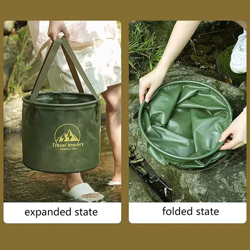 Outdoor Folding Bucket Portable Travel Camping