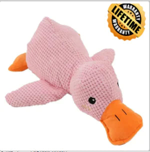 Durable Plush Chew Toy with Sounds for dogs Quack-Quack Duck Dog Toy