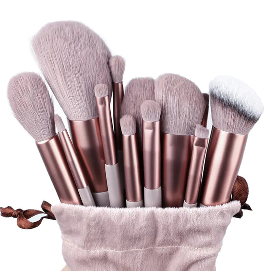 13Pcs Soft Fluffy Makeup Brushes Set