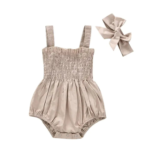 Infant Baby Girls Summer Jumpsuit Rompers