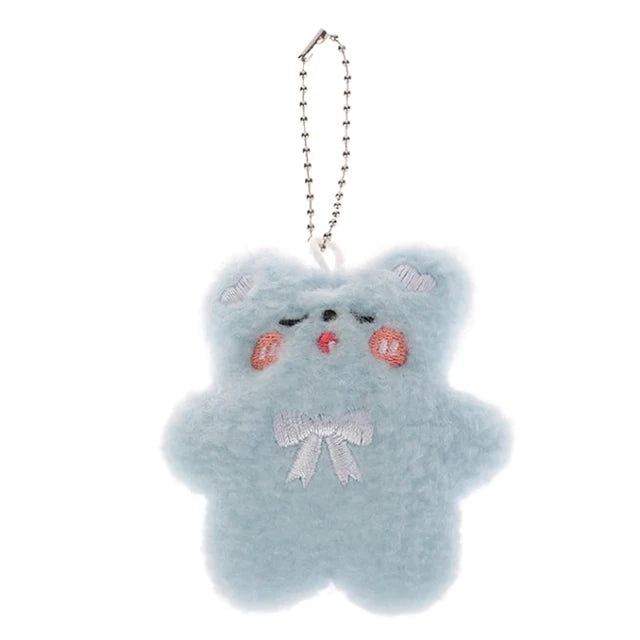 Cute Stars Plush Toy Doll Squeak Keychain