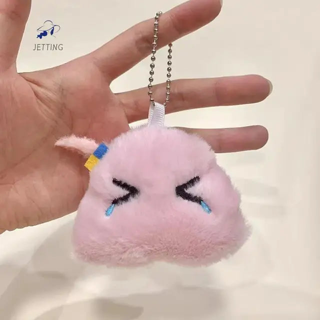 Cute Stars Plush Toy Doll Squeak Keychain