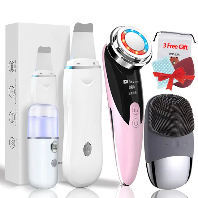 4+3 Kit Ultrasonic Skin Scrubber