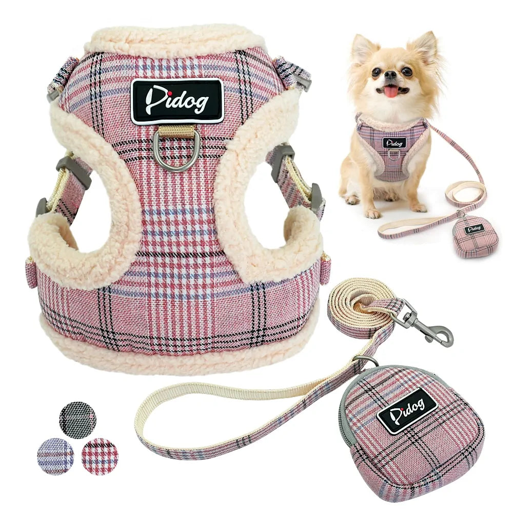 Adjustable Soft Harness Set For Pets